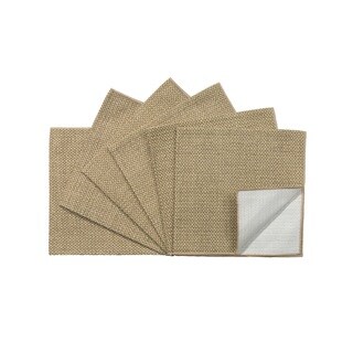 Rose Tree Tan Seagrass 18-inch Napkins (Set of 6)