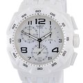 Swatch Women's White Dial Chronograph Watch