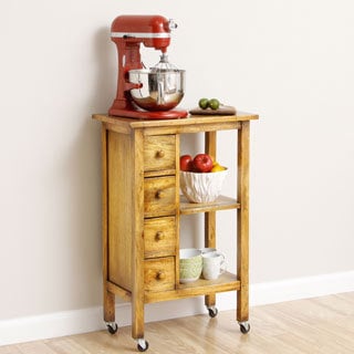 Great Prices Aptik Handmade Kitchen Utility Cart (Indonesia)