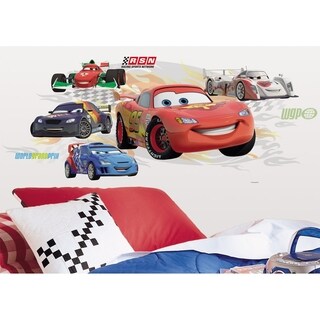 Cars Lightening McQueen Collage Peel & Stick Giant Wall Decal