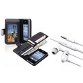 INSTEN Headset/ Leather Wallet Case for Apple iPhone 4/ 4S