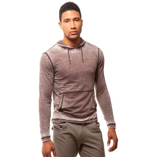 191 Unlimited Men's Slim Fit Burnout Hoodie