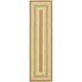 Hand-woven Country Living Reversible Rust Braided Rug (2'6 x 5')