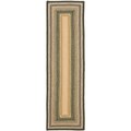 Hand-woven Country Living Reversible Blue Braided Rug (2'3 x 10')