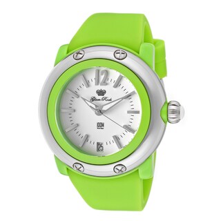 Glam Rock Women's 'Miami Beach' Green Silicone Watch