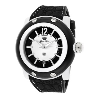 Glam Rock Women's 'Miami Beach' Black Silicone Watch