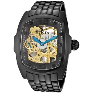 Invicta Men's 'Lupah' Black Ceramic Watch