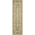Hand-knotted Versailles Palace Aqua Wool Rug (3'6 x 5'6)