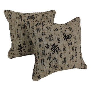 Tapestry Corded 'Oriental' Throw Pillows (Set of 2)