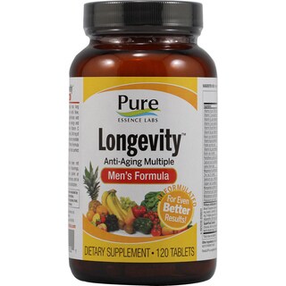 Pure Essence Labs Longevity Men's Formula (120 Tablets)-Image