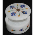 Marble Round Jewelry Box (India)