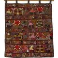 Multicolored Hand-Embroidered Mayan Tapestry (Guatemala)