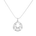 Jewelry by Dawn Sterling Silver Fancy Filigree Teardrop Necklace