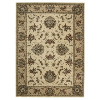 Cambridge 'Persian Splendor' Ivory/Gold Rug (9'6 x 13')