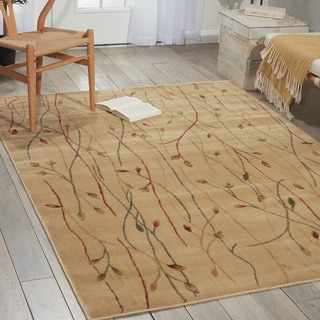 Cambridge Budding Vine Ivory Rug (2' x 2'9)