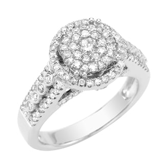 14k White Gold 5/8ct TDW Diamond Engagement Ring (G, SI1)