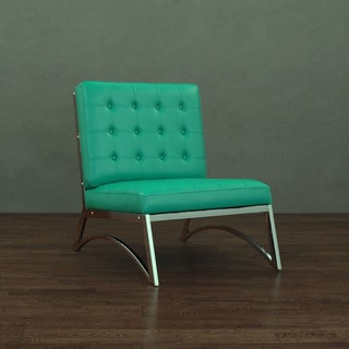Madrid Modern Emerald Green Leather Chair