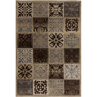 Woven Jericho Beige Olefin Rug (7'9 x 10'8)