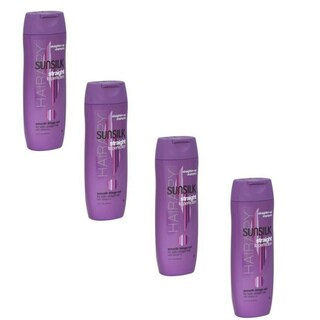 Sunsilk Straight to Perfection Hairapy 12-ounce Shampoo (Pack of 4)