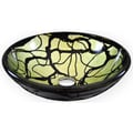 Flotera Illuminated Tempered Glass Vessel Bathroom Sink