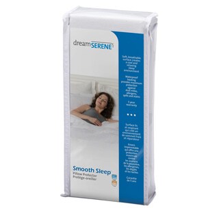 DreamSerene Smooth Sleep 210 Waterproof Pillow Protector