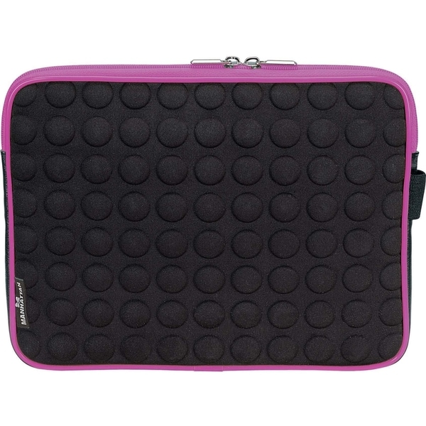 Manhattan Universal Tablet Bubble Case, Pink/Black