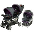 Baby Trend Sit-N-Stand Double Stroller Travel System in Elixer