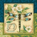 Dragonfly Mini Needlepoint Kit-5"X5"