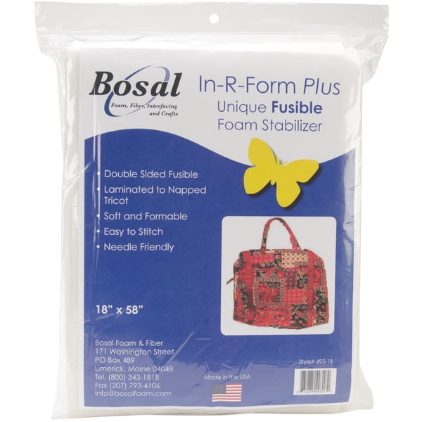 In-R-Form Plus Unique Fusible Foam Stabilizer-18"X58" White 1/Pkg