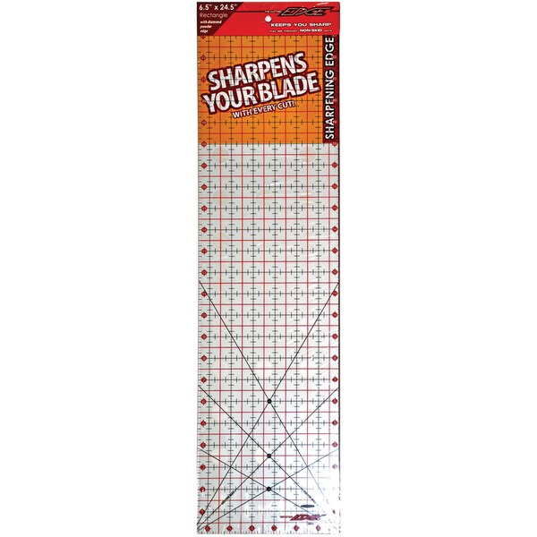 The Cutting EDGE Clear Ruler-6-1/2"X24-1/2"