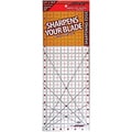 The Cutting EDGE Clear Ruler-6-1/2"x18-1/2"