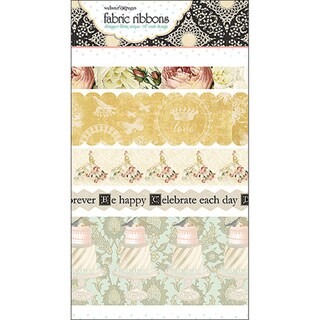 In Love Fabric Ribbon-5 Styles/18" Each
