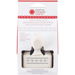 Martha Stewart Double Edge Punch-Scallop Heart Trim
