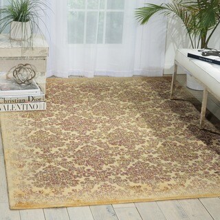Chambord Damask Ivory Rug (9'6 x 13')