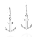 Sterling Silver Anchor of Hope Dangle Earrings (Thailand)