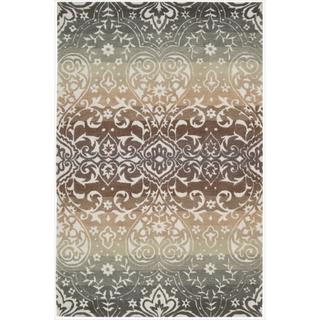 Hand-tufted Panorama Earth Rug (8' x 10'6)