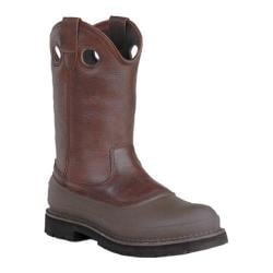Find Shop Men's Georgia Boot G56 12in Safety Toe Pull On Mud Dog Comfort Core Soggy Brown Full Grain Leather
