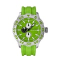Nautica Men's BFD 100 Multi N15580G Green Resin Quartz Green Dial Watch