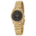 Seiko Women's 'Bracelet' Yellow Goldplated Stainless Steel Quartz Watch