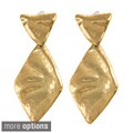 Kenneth Jay Lane Triangle and Diamond Drop Earrings