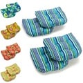 Blazing Needles 19-inch Spun Poly Chair/ Rocker Outdoor Cushions (Set of 4)
