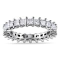 18k White Gold 3ct TDW Princess Diamond Eternity Ring (G-H, SI1-SI2)