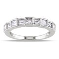 Miadora 14k White Gold 7/8ct TDW Diamond Ring (G-H, I1-I2)