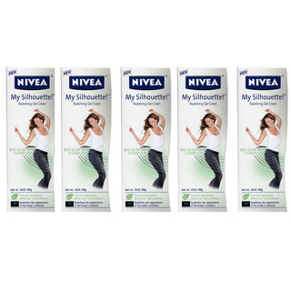 Nivea My Silhouette Bio-slim Complex Redefining 7-ounce Gel-cream (Pack of 5)