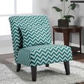 Anna Peacock Chevron Fabric Accent Chair