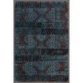 Pak Persian Hand-knotted Patchwork Multi-colored Wool Rug (3'10 x 5'9)