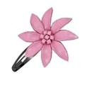 Handmade Genuine Leather Lily Hair Pinch Clip (Thailand)