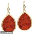 Rivka Friedman Teardrop Cubic Zirconia Earrings