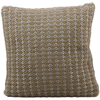 Woven Luster Brown Pillow