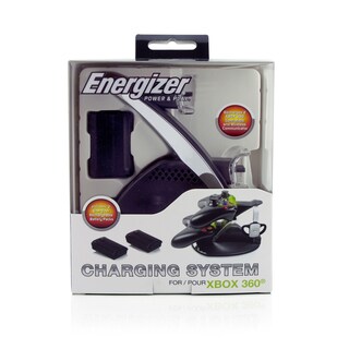 Energizer Power & Play for Xbox 360 Charging System with 2 Rechargeable Battery Packs
